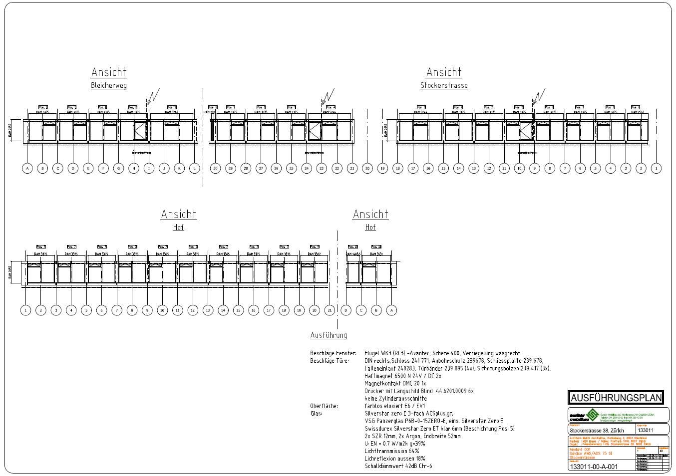 Stockerstrasse, Zürich – Projektansicht 3